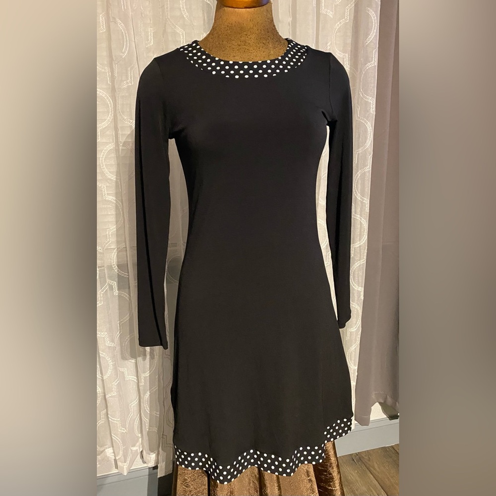 MICHAEL Michael Kors Polka Dot Trim Dress